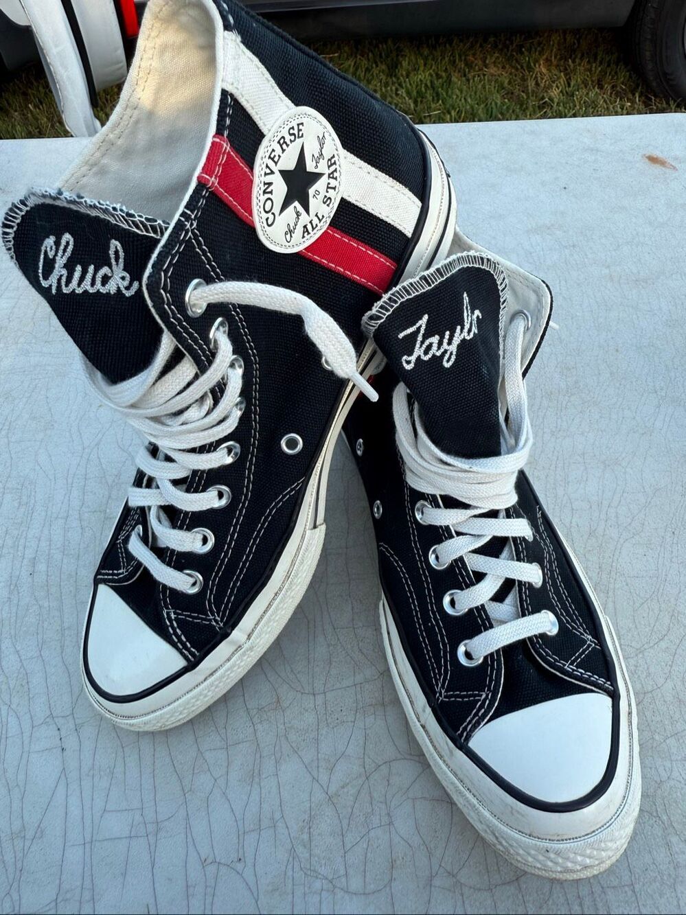 Converse Men's Chuck 70 Archival Stripe High Top Sneaker